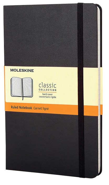Moleskine notitieboek, ft 9 x 14 cm, gelijnd, harde cover, 192 bladzijden, zwart, niet bekend - Gebonden - 9788883701009