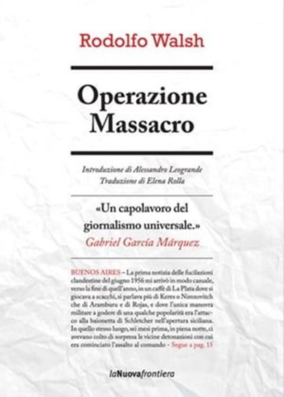 Operazione Massacro, Rodolfo Walsh - Ebook - 9788883731884