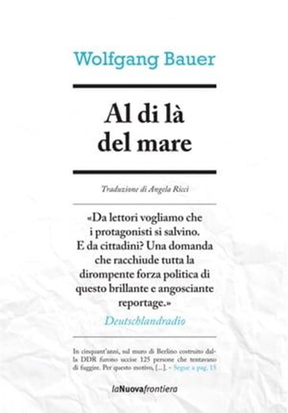 Al di là del mare, Wolfgang Bauer - Ebook - 9788883732973
