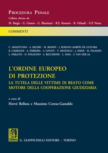 L'ordine europeo di protezione, Chiara Amalfitano ; Roberta Casiraghi ; Sandra Recchione - Ebook - 9788892153721