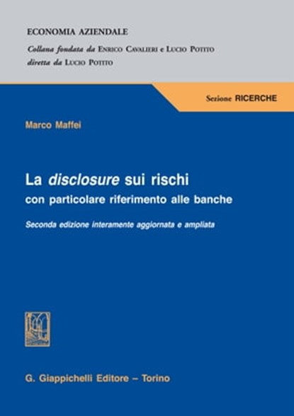 La disclosure sui rischi, Marco Maffei - Ebook - 9788892165045