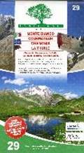 Monte Bianco - Courmayeur - Chamonix - La Thuile 1 : 25 000 | auteur onbekend | 
