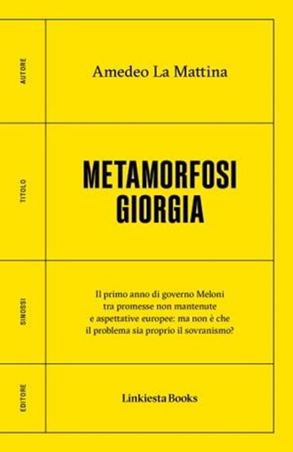 Metamorfosi Giorgia, Amedeo La Mattina - Ebook - 9788898827114