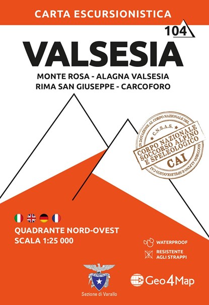 Valsesia Nord Ovest, niet bekend - Overig - 9788899606930