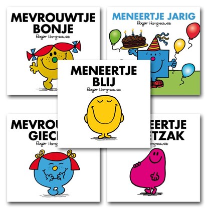 Meneertjes en mevrouwtjes verzamelset, Roger Hargreaves - Paperback - 9789000338443