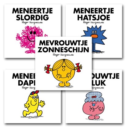 Meneertjes en mevrouwtjes verzamelset, Roger Hargreaves - Paperback - 9789000338450