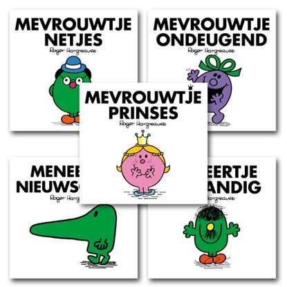 Meneertjes en mevrouwtjes verzamelset 3, Roger Hargreaves - Paperback - 9789000338467