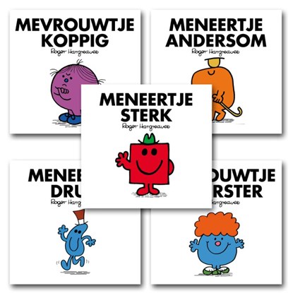 Meneertjes en mevrouwtjes verzamelset 6, Roger Hargreaves - Paperback - 9789000338498