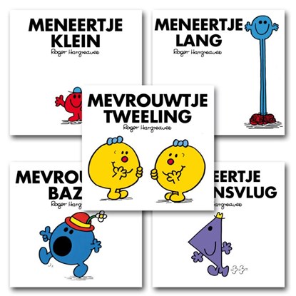 Meneertjes en mevrouwtjes verzamelset 8, Roger Hargreaves - Paperback - 9789000338511