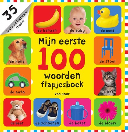 Mijn eerste 100 woorden flapjesboek, Roger Priddy - Gebonden - 9789000341122