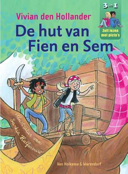 De hut van Fien en Sem, Vivian den Hollander - Gebonden - 9789000343126