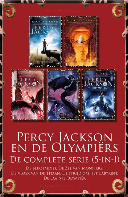 Percy Jackson en de Olympiërs – De complete serie (5-in-1), Rick Riordan - Ebook - 9789000348336