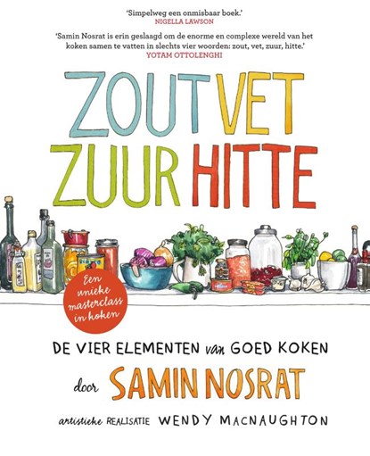 Zout, vet, zuur, hitte, Samin Nosrat - Gebonden - 9789000360017