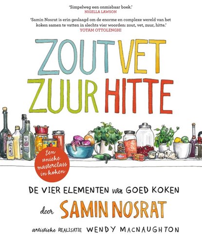 Zout, vet, zuur, hitte, Samin Nosrat - Gebonden - 9789000360017