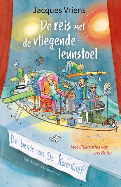 De reis met de vliegende leunstoel, Jacques Vriens - Gebonden - 9789000368525