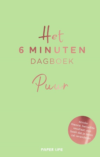 Het 6 minuten dagboek Puur, Dominik Spenst - Gebonden - 9789000375844