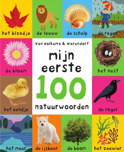 Mijn eerste 100 natuurwoorden, Roger Priddy - Gebonden - 9789000382569