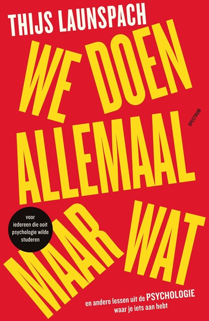 We doen allemaal maar wat, Thijs Launspach - Ebook - 9789000387199