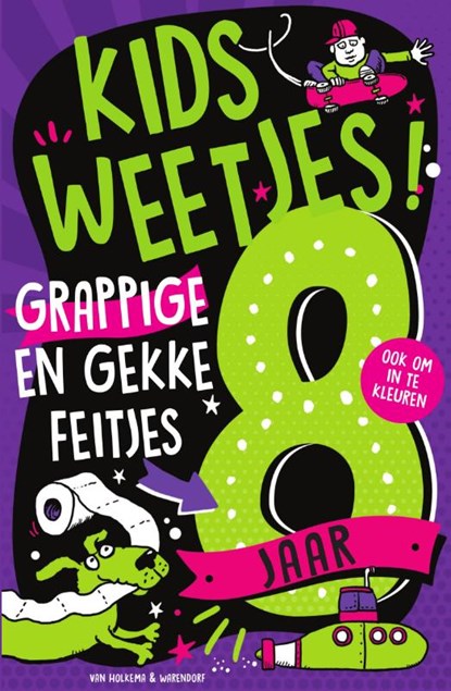 Grappige en gekke feitjes 8 jaar, Steve Martin - Paperback - 9789000389261