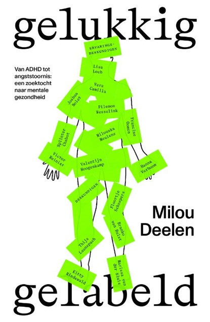 Gelukkig gelabeld, Milou Deelen - Paperback - 9789000390403