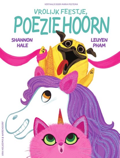 Vrolijk feestje, Poeziehoorn, Shannon Hale - Gebonden - 9789000392063