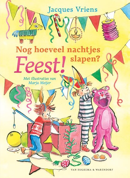 Nog hoeveel nachtjes slapen? Feest!, Jacques Vriens - Gebonden - 9789000396627