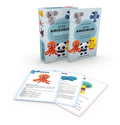 Mini Amigurumi Kaarten, Sarah Abbondio - Paperback - 9789000400232