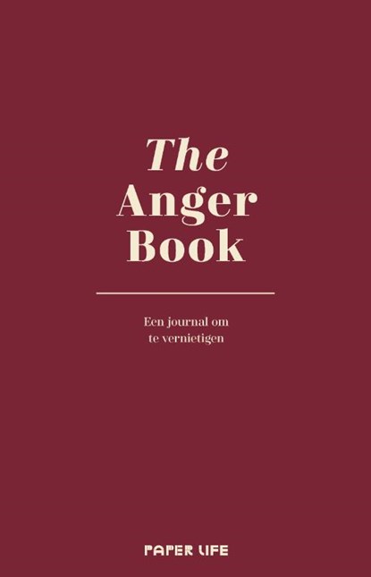 The Anger Book, Elias Baar - Paperback - 9789000403264