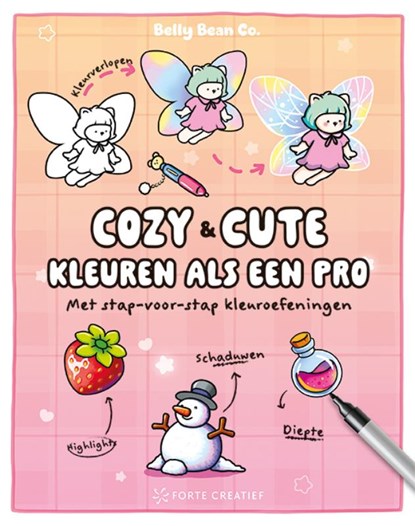 Cozy & cute kleuren als een pro, Belly Bean Co. - Paperback - 9789000405978