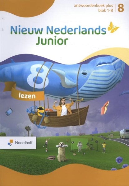 Nieuw Nederlands Junior Lezen groep 8 plus blok 1-8 antwoordenboek, niet bekend - Paperback - 9789001293314