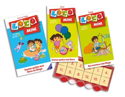 Mini Loco Dora en Diego set 4-6 jaar, niet bekend - Gebonden - 9789001561260