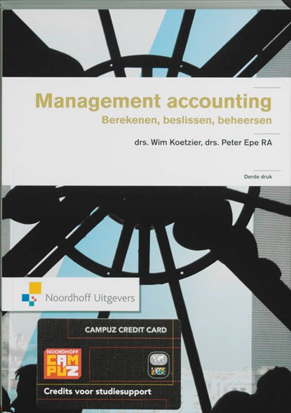 Management accounting, KOETZIER, Wim & EPE, Peter - Paperback - 9789001713164
