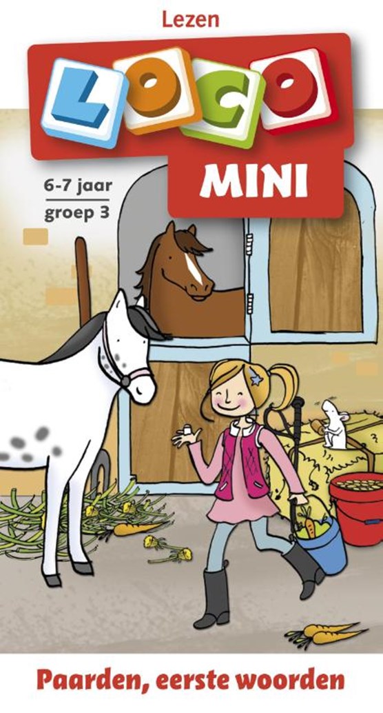 Mini Loco lezen 6-7 jaar groep 3 Paarden, eerste woorden