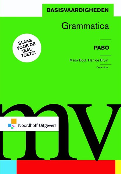 Basisvaardigheden grammatica, M. Bout ; H. de Bruijn - Paperback - 9789001831004