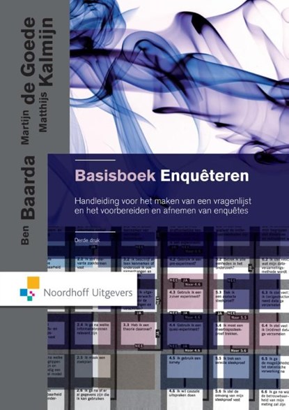 Basisboek enqueteren, Ben Baarda ; Martijn de Goede ; Matthijs Kalmijn - Ebook - 9789001842642