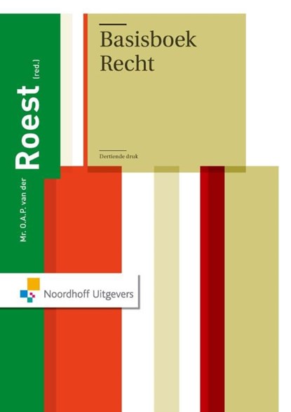 Basisboek recht, O.A.P. van der Roest - Ebook Adobe PDF - 9789001842772