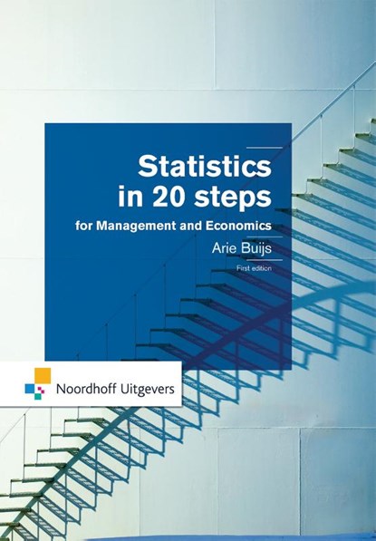 Statistics in 20 steps, Arie Buijs - Paperback - 9789001861216