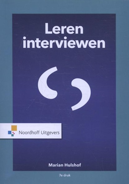 Leren interviewen, Marian Hulshof - Paperback - 9789001862565