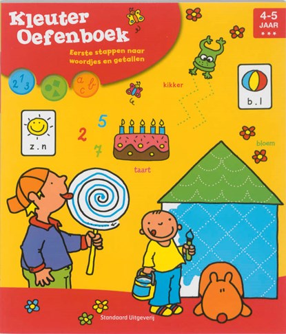 Kleuter oefen woordjes getallen / 4-5 jaar, BOSMANS, A. - Paperback - 9789002244254