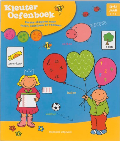 Kleuter oefen lezen schrijven rekenen / 5-6 jaar, BOSMANS, A. - Paperback - 9789002244261