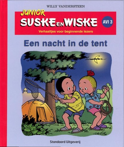 Junior Suske en Wiske Een nacht in de tent, Willy Vandersteen ; Pieter van Oudheusden - Gebonden - 9789002244360