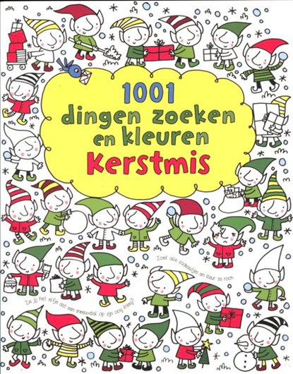1001 dingen zoeken en kleuren Kerstmis, WATT, Fiona - Paperback - 9789002246753