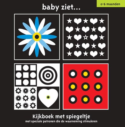 kijkboek met spiegeltje 0-6 maanden, Chez Picthall - Gebonden - 9789002250590