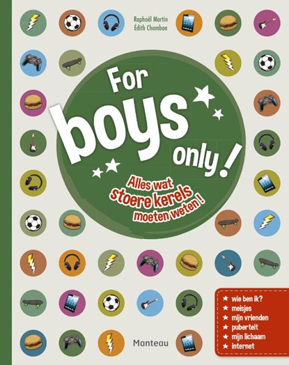 For boys only!, Raphaël Martin ; Édith Chambon - Gebonden - 9789002257971