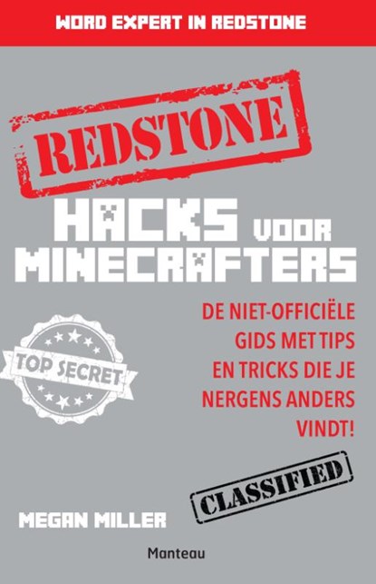Hacks voor minecrafters Redstone, Megan Miller - Paperback - 9789002260117