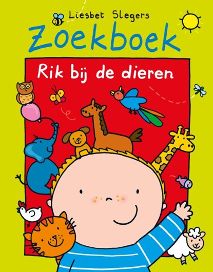 Zoekboek Rik bij de dieren, Liesbet Slegers - Gebonden - 9789002261756