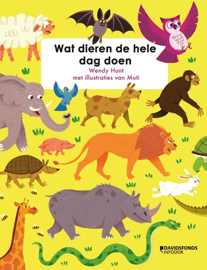 Wat dieren de hele dag doen, Wendy Hunt - Gebonden - 9789002264528