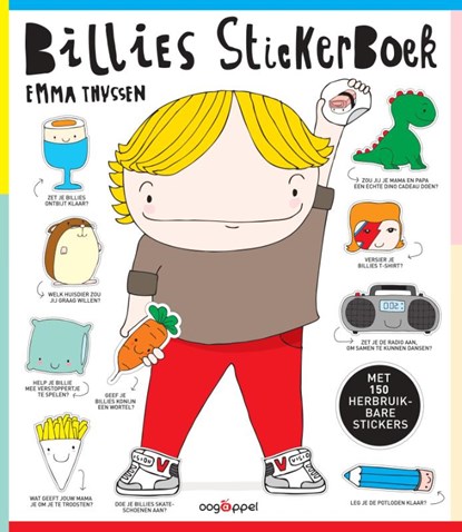 Billie's stickerboek, niet bekend - Gebonden - 9789002267338