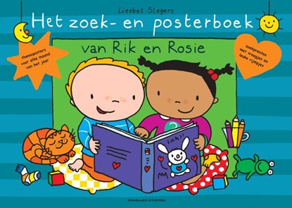 Het zoek- en posterboek van Rik en Rosie, Liesbet Slegers - Gebonden - 9789002267871