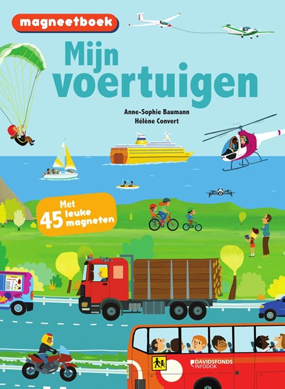 Mijn voertuigen magneetboek, Anne-Sophie Baumann ; Hélène Convert - Gebonden - 9789002270840